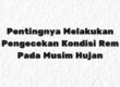 Pentingnya Melakukan Pengecekan Kondisi Rem Pada Musim Hujan